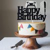 Video Game Cake Topper - Game Controller Happy Birthday Cake Decorations - PS5 Gaming Cake Topper for Boys Men's Game Theme Party