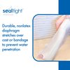 Brownmed - Seal-Tight Freedom Cast & Bandage Protector - Shower Cast Cover for Legs - Waterproof Shower Protector - Leg Cast Bag for Shower & Swimming - Adult Leg