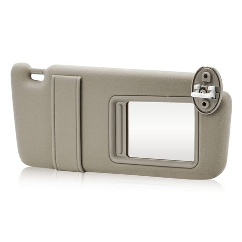 Beige Passenger Right Side Sun Visor Replacement Compatible with Toyota Venza 2009 2010 2012 2013 2014 2015 2016 with Sunroof Replace 74320-0T021-B1