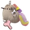 GUND Pusheen The Cat Pusheenicorn Retractable Key Holder, Unicorn Plush Keychain for Ages 8 and Up, 3”