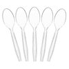 Plasticpro Clear Plastic Tea Spoons Disposable Cutlery Utensils 100 Count