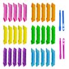 30pcs Heatless Hair Curlers Rollers Spiral Curls Styling Kit with 2 Sets Styling Hooks,No Heat Curlers for Women Girl's (9.8 Inch/25 cm)