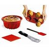 5 Piece Silicone Bake Ware Set - Nonstick 5 Piece Baking Cookware Set
