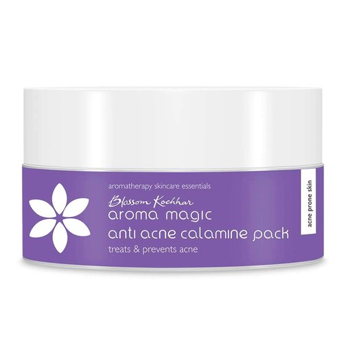 Aroma Magic Acne Face Pack with Calamine | 1.23 Oz (35g) | Deep Cleansing & Purifying Facial Mask with Multani Mitti | for Oily & Acne Prone Skin
