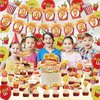 French Fries Birthday Party Supplies French Fries Party Decorations Include HAPPY BIRTHDAY Banner Balloons Cake Topper Cupcake Toppers Fast Food Birthday Party Decorations