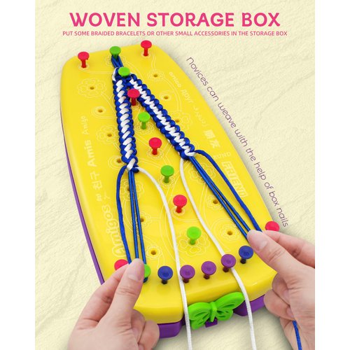 Suu66 Friendship Bracelet Making Kit for Toys | DIY Bracelets Maker Crafts for Girls and Kids | Birthday Gift Ideas & Kits Toys Ages 6，7，8,9,10,11,12 | Gifts for Age 8-12 Olds Party Present