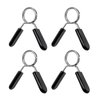BlingKingdom 4pcs Spring Collar Clips 1 inch Dumbbell Barbell Clamp Collars for Many Gym Equipments, Weightlifting Bars, Strength Training (25mm)