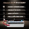 HRB 5S Lipo Battery 18.5V 5000mAh 50C with Deans T Plug RC Lipo Battery Compatible with RC Helicopter Airplane Car Boat Truck