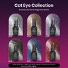 Beetles Cat Eye Gel Nail Polish Set 6 Colors Glitter Red Purple Blue Nail Polish with Magnet Spring Gel Polish Soak Off U V Led Gifts for Women Girls Salon DIY Home