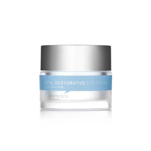 Cosmedica Skincare Total Restorative Eye Cream, 0.7 Ounce Anti-Aging Eye Cream - Intense Hydration and Collagen Boosting Actives to Firm and Rejuvenate Delicate Eyes