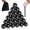 YISHIDANY 21Pcs Magnet Black Ball Fidget Toy, DIY Hematite Stones Toys for Adults, Science Kit for Anxiety Relief, Magnetic Rattle Snake Birthday Easter Gift Egg Filler Stuffer Party Favors