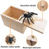 Rtudan Original Spider Scare Prank Box, Hilarious Wooden Scare Box,Handmade Fun Joke Scarebox Toy,Practical Gift Toy Spider Box Prankoy Prank for Kids Adults