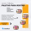 Bissú 6 colors Makeup Palette (4grms each color) includes 2 highlighters, 2 Bronzers, 2 Blushes (La Buenaza)