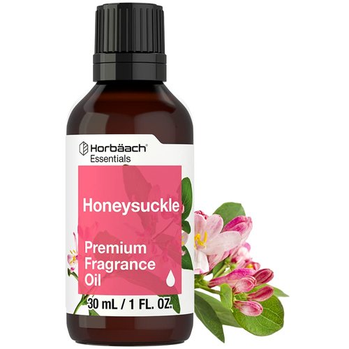 Honeysuckle Fragrance Oil | 1 fl oz (30ml) | Premium Grade | for Diffusers, Candle and Soap Making, DIY Projects & More | by Horbaach