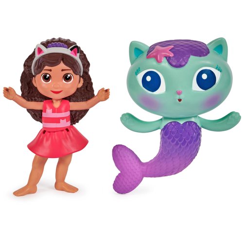 Swimways Gabby’s Dollhouse Floatin&#39; Figures, Swimming Pool Accessories &amp; Kids Pool Toys, Party Su...