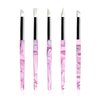 BQAN 5Pcs Nail Art Silicone Pens Acrylic Handle Gel Nail Art Carving Drawing Brushes
