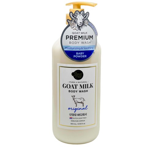 Generic Shower Mate Goat Milk Body Wash Original, 800 mL / 27.05 fl. oz. (Baby Powder)