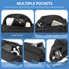 ProCase Fanny Pack Waist Packs for Men Women, Waist Bag Hip Pack for Travel Hiking Running Outdoor Sports -Black
