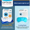 Optase Moist Heat Eye Mask - Washable and Reusable Heated & Cooling Gel Eye Mask - HydroBead Technology for Dry Eye Relief