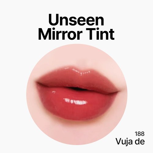 Oddtype Unseen Mirror Lip Tint, High-Gloss, Non-Sticky, Long-Lasting Stain, Blendablem, Clear Shades 3.5g (Vuja De, 1 OZ)