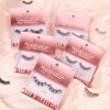 VLuxe Airy Mink False Eyelashes, 100% Real Mink Fake Eye Lash, Lightweight Superfine Clear Band for Natural Look, Classic Styles, Easy Apply & Comfort (Lucid Dream)