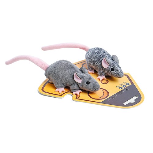 ipawspace Cat Toy Set Catnip Toy Sets for Kittens, Fun & Engaging Play, Twice The Mice Kitten Toy, Interactive Cat Toy Catnip Toy Soft Plush Catnip Toys for Cats (Twice The Mice) Pack of 2 Toys