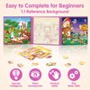 SYNARRY Princess Fairy Party Magnetic Puzzles for Toddlers 3-5 Girls, 36 Pieces Travel Puzzles for Kids Ages 4-6, Airplane Car Road Trip Activities Games Toys for 3 4 5 6 Year Old Girls Birthday Gifts