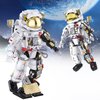 PeachLeaf Space Astronaut Building Kit Toys, Puzzle Educational Toy Engineering STEM Spaceman Exploration Building Blocks DIY Model for Adults and Boy Girls Age 8+