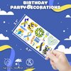 103 PCS Funny Down Syndrome Awareness Temporary Tattoos Stickers Theme Party Decorations Supplies Favors Decor Care Blue Yellow Ribbon Tattoo Sticker Gifts For Boys Girls Class Prizes Carnival