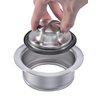 Kitchen Sink Flange Stopper Stainless Steel - Universal Garbage Disposal Flange for Fit 3-1/2 Inch Standard Sink Drain Hole, Sink Flange Replacement Accessories1