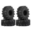 DJCRAWLER Super Soft Sticky 1.0 Wheel Tires Mud Tires 60 * 25mm for 1/18 1/24 RC Crawler Axial SCX24 FMS FCX24 Enduro24 Bronco Defender K10 RC Car Upgrade Wheel Parts