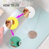 Double Sided Adhesive Wax Seal Stickers, DANUDON 400 PCS Adhesive Wax Seal Backing for Wax Sealing Round Adhesive Dots for Wax Seal Stamp kit Removable Sticky Tack Putty for Wax Seal Sticker, 1 Inch