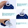 Luijnbn 2 PCS Upgrade Ice Pack Injuries Reusable,11in & 9in Ice Bags Hot Water for Injuries, Soothe Pain and Stay Cool, Old school Style and Traditional Ice Packs, Versatile and Easy to Carry