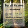 Pleasantly Warm Tiger Milk Mushroom | Mushroom Supplement | 300mg | 100 Count | Hair Growth， Shiny Skin & Digestive Balance | Enhances Focus, Immune & Lung Health