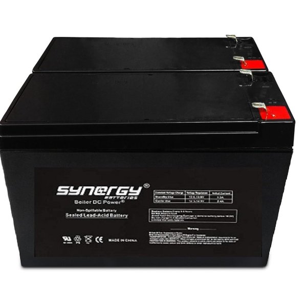 12V 8Ah APC Back-UPS CS 350, BK350, BK350i, BK350Ei UPS Replacement Battery - 2 Pack Beiter DC Power