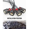Ignition Coil Connector Harness Fit for Ford V6 V8 Flex 2013-2019 Replace 9U2Z14S411EA S2280 WPT931, 2Pcs