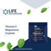 Life Extension Effervescent Vitamin C-Magnesium Crystals - Ascorbic Acid Vitamin C Powder Supplement - for Healthy Immune Support with Vitamin B6 - Gluten Free, Non-GMO - 180 Grams, 30 Servings