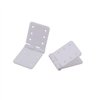 Ruiwaer 30PCS White 24x12 Remote Control Aircraft Hinges Nylon Hinge for RC Airplane Model Airplane Parts Fixed Wing Model