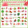 144PCS One in a Melon Temporary Tattoos Stickers for Watermelon Party Favor Birthday Party Decorations supplies Watermelon Goodie Bags Fillers Gifts for Boys Girls Kids