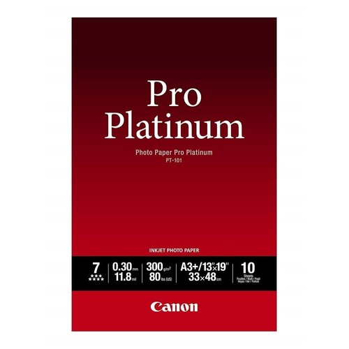 Canon 2768B018 Photo Paper Pro Platinum, 13 x 19 Inches, 10 Sheets