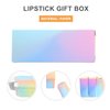 FRCOLOR 100pcs Box Diy Packing Box Small Container Pink Lip Stain Lip Gloss in Bulk Wrapping Paper Lipstick Wrapping Case Lip Gloss Packaging Empty Paper Lipstick Holder Label Pearlescent