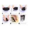 Deep Wave Bundles Human Hair Deep Human Hair Bundles Unprocessed Brazilian Virgin Hair Extensions for Black Women Natural Black Color 16 18 20 inch