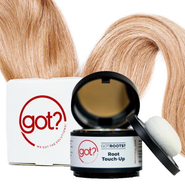 got? WE GOT THE SOLUTIONS! Root Touch Up Hair Color, Brow Filler & Hairline Powder for Sandy Blonde - Temporary Thinning & Gray Hair Cover Up with Pigment Infused Binding - 0.14 Ounce