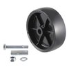 CURT 28912 6-Inch Replacement Boat Trailer Jack Wheel, BLACK PLASTIC