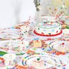 USUKUSI 24 PCS 9（Inches） Happy Birthday Plates Party Supplies For Kids Girl & Boy Birthday Party Decoration