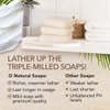 O NATURALS 3-Pack Organic Coconut & Shea Butter Soap Bar 4oz each Set - 100% Vegan Cold Process Bar Soap Scented Premium Essential Handmade Soap - Natural Soap for Men Women, Face, Body