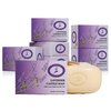 Carolina Castile Soap Vegan Lavender Castile Bar Soap – 6 Bars of Natural Soap for Men, Women, and Kids – Gentle, Hydrating Castile Soap Bars with Organic Cocoa Butter and Olive Oil, 5 Oz. Each