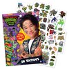 Savvi - 50 Teenage Mutant Ninja Turtles Temporary Tattoos: Skin-Safe Ink, Great for Birthday Parties, Gifts for Boys and Girls Ages 4-12+, Made in the USA [6 sheets, 50 count]