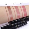 Brown Metallic Lip Liner and Lipstick Combination DNM Women's Lipstick, Lip Liner, Lip Gloss, Long-Lasting Waterproof, Cruelty-free 24 Hour Lipstick and Lip Liners Combo Lipliners Pencil Set 18#