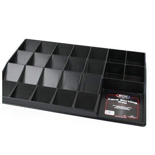 BCW Basic Trading Card Sorting Tray - 1ct | 24-Cell Organizer Display Case | Perfect for Sorting, Storing, and Displaying TCG Collections